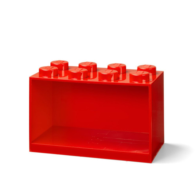 41151730 Brick Hylly 8 Knobs - Red